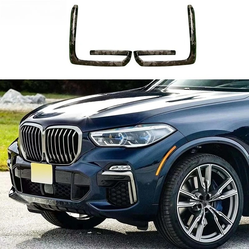 High Quality Fast Delivery Whole Sale Price Dry Carbon Fiber Frog Light Cover Body Kits for  X5G05